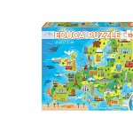 Puzzle Educa - Europe Map, 150 piese (18607), Educa
