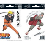 Stickere Naruto Shippuden, set 2 bucati, 16 x 11 cm, Naruto si Jiraiya