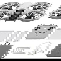 DJI Set Drona DJI Neo Fly More Combo, 4K30, 12MP + Controller RC-N3 + protectie coliziune, protectie baterie, Geanta, DJI