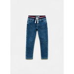 Pantaloni denim 5 pockets cu talie elastica - 9-10 ani, OVS KIDS