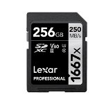 Card de memorie Lexar 256GB SDXC CLS10 UHS-II 250MB/s