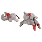 Jucarie din textil pentru bebe, elefant pop-up, Egmont toys, 0-1 ani +, Egmont toys