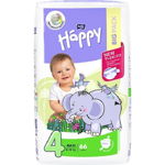 Set 2 x Scutece Happy Big Pack Nr.4 Maxi x 66 Bucati