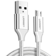 Cablu de date Ugreen US290, USB - microUSB, 1m, White