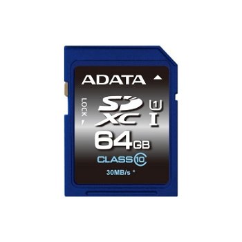 Card Premier 64 GB SDXC - UHS-I, Class10, ADATA