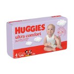Huggies Scutece Ultra Comfort Mega, Nr.4, 8-14kg, 66 bucati, HUGGIES