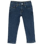 Pantaloni copii Chicco din denim stretch, Albastru Inchis, 05783-66MC, Chicco