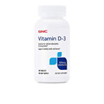 Vitamina D3 50 mc 2000 IU, 180 tablete, GNC