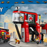 LEGO City - Statie si camion de pompieri 60414