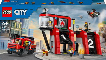 LEGO City - Statie si camion de pompieri 60414
