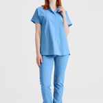 Costum Medical Bleu Unisex Poplin 160g Activity, mooda