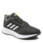 adidas Performance, Pantofi din material textil cu insertii sintetice pentru alergare Duramo Protect, Negru stins, Gri, 8