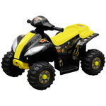 ATV electric copii galben si negru