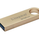 Memorie USB Flash Drive Kingston 512GB 220MB/s Metal USB 3.2 Gen 1 DataTraveler SE9 G3, Kingston