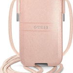 Guess Geantă Guess GUPHLPSASBPI 6.7` roz/roz Saffiano Strap, Guess