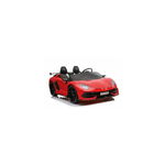 Masinuta electrica pentru copii, Lamborghini Aventador Rosu, cu telecomanda, 2 motoare, greutate maxima 50 kg, 8282, LeanToys