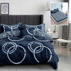 LENJERIE FINET 6 PIESE CU HUSĂ – 160×200 ȘI 180×200 (HF6P175), ""