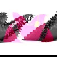 Anna Morellini, Geanta de piele cu maner de lant, Maro inchis