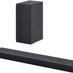 Sistem Home Cinema LG S60Q, 2.1, 300W, Bluetooth, Dolby Atmos, Subwoofer Wireless, Black, LG