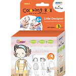 Cutie creativa cu role pentru colorat, 3 buc/set, Stick"n Little Designer - toamna, StickN