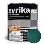 Vopsea alchidica Azur Evrika Pro direct pe rugina, verde lucios, 0.75 l, Mathaus