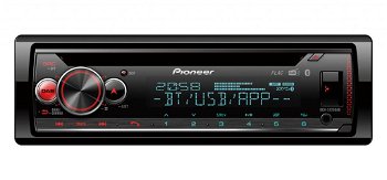 CD player auto Pioneer DEH-S720DAB, 1DIN, DAB/DAB+, Bluetooth, Spotify, 4x50W, USB, iluminare Multicolor, compatibil dispozitiv Apple/Android, Pioneer ARC App, Pioneer
