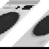 Uscator de rufe Beko B5T68247, Pompa de caldura, 8 kg, 15 programe, RapiDry, RecycledDry, SteamCure, Motor ProSmart Inverter, AquaWave, Clasa C, Alb