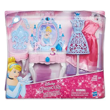 Set Disney Princess masa de toaleta si accesorii papusa Cenusareasa 