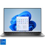 Ultrabook DELL 15.6'' XPS 15 9510, 3.5K OLED InfinityEdge Touch, Procesor Intel® Core™ i7-11800H (24M Cache, up to 4.60 GHz), 16GB DDR4, 1TB SSD, GeForce RTX 3050 Ti 4GB, Win 11 Pro, Platinum Silver, 3Yr BOS