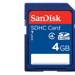 4GB - Standard SDHC SDSDB-004G-B35