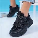 Pantofi Sport, culoare Negru, material Textil - cod: P5783, ABC