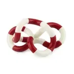 Jucarie senzoriala antistres, Fidget Twist cu miscari infinite de decompresie, Alb/Rosu