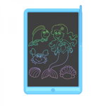 Tableta grafica pentru scris si desenat cu Stylus display LCD multicolor 13 inch protectie ochi rezistenta la apa si socuri albastru, krasscom