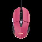 Mouse Trust GXT110W FELOX 4800 DPI, alb