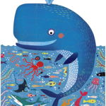 Puzzle Londji, Balena albastra in ocean, 2-3 ani +, Londji
