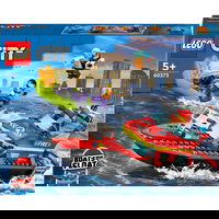 LEGO City. Barca de salvare a pompierilor 60373 144 piese, Lego