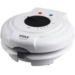 Aparat de facut waffle / gofre Vivax WM-900WH, 900W, 5 forme, termostat, indicator luminos, invelis antiaderent, protectie supraincalzire, Alb, Vivax