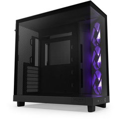 NZXT Carcasa NZXT H6 Flow RGB Mid-Tower Dual-Chamber, Mid-Tower, Negru, NZXT