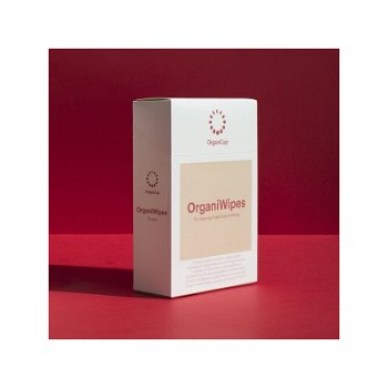 OrganiCup Servetele umede OrganiWipes/ 10 buc, OrganiCup