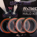 RJWC KIT 4 X INELE NEUTRINO 2 HALO RED ROSU