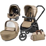 Carucior 3 in 1, Peg Perego, Book Scout Matt Black Class, Class Beige