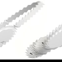 Casti audio On-Ear JVC HA-S36W-W-U, Bluetooth, Autonomie 35h, microfon, Alb