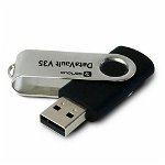 USB Flash Drive Serioux 128GB DataVault V35 USB 3.0 black swivel