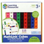 Learning Resources Set constructie - MathLink (100 piese), Learning Resources