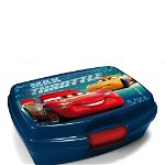 Cutie alimentara, Cars, Max throttle, albastra, 16x11x6 cm
