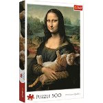 500 pieces Mona Lisa and a purring kitten, Trefl