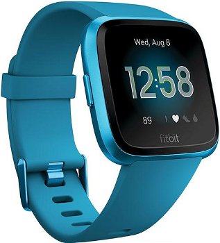 Ceas smartwatch Fitbit Versa Lite, Marina Blue/Marina Blue Aluminum