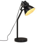 vidaXL Lampă de birou 25 W, negru, 17x17x60 cm, E27, vidaXL
