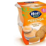 Hero Baby-Merienda- Budinca Cu Biscuiti 2x130g +6, 