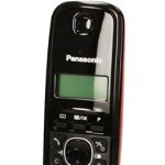 Telefon de birou Panasonic KX-TG1611PDR Roșu, Panasonic